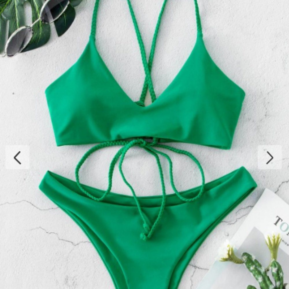 Green Bikini Zaful